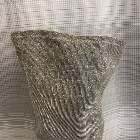 Stiletto heeled boots sparkly High heels with Platform NWT size 8 - Picture 7 of 8